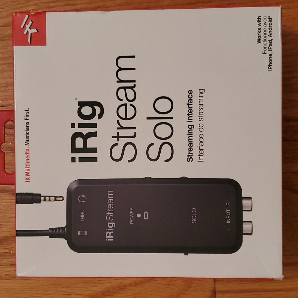 IRig Stream Stream Solo Streaming Audio Interface